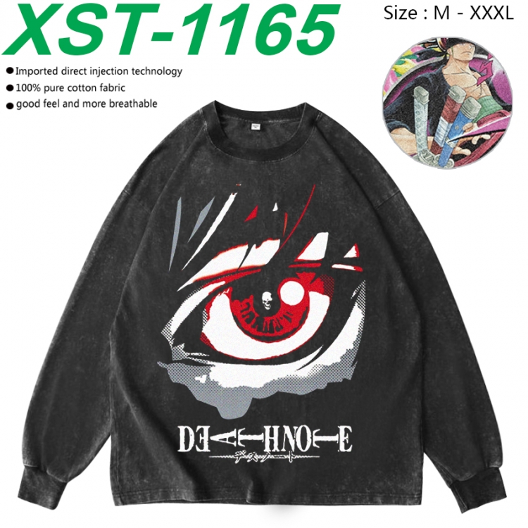  Death note Anime washing water pure cotton long sleeved sweatshirt from M to 3XL