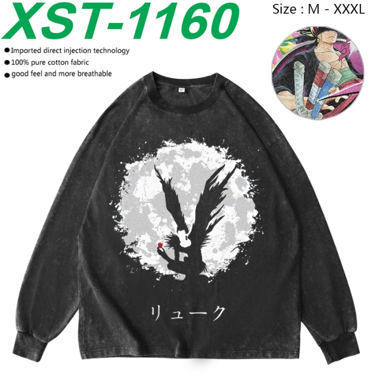  Death note Anime washing water pure cotton long sleeved sweatshirt from M to 3XL