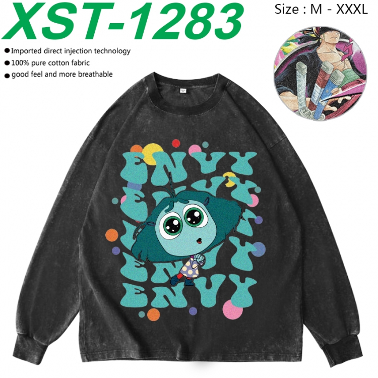 Inside Out Anime washing water pure cotton long sleeved sweatshirt from M to 3XL  XST-1283