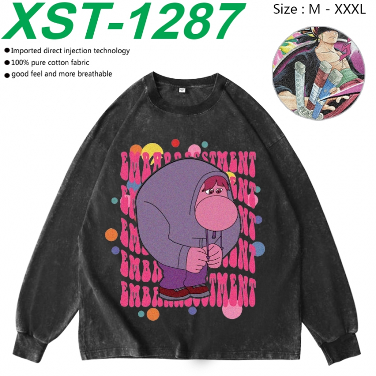 Inside Out Anime washing water pure cotton long sleeved sweatshirt from M to 3XL  XST-1287