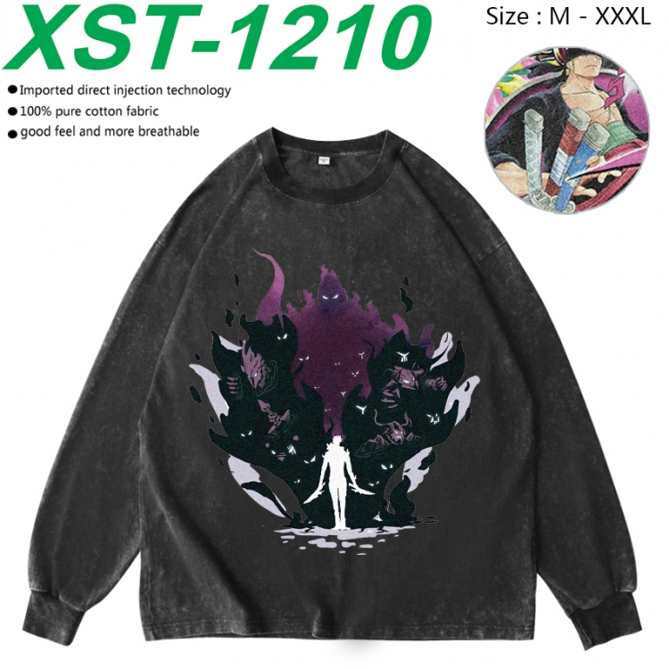 Solo Leveling:Arise  Anime washing water pure cotton long sleeved sweatshirt from M to 3XL XST-1210