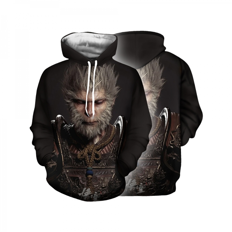 Black Myth: Wukong Hooded jacket hip-hop zipperless sweatshirt XS-5XL  price for 2 pcs