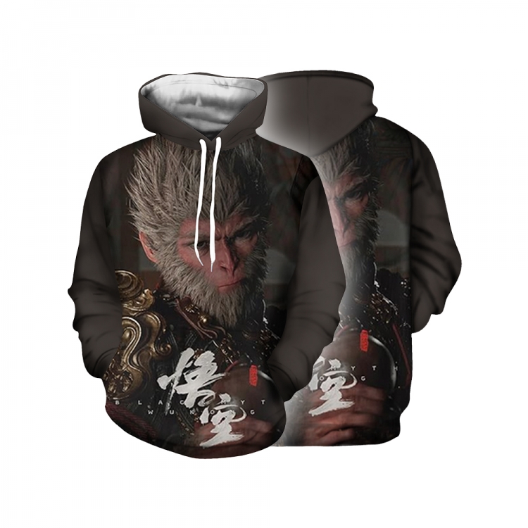 Black Myth: Wukong Hooded jacket hip-hop zipperless sweatshirt XS-5XL  price for 2 pcs