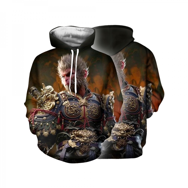 Black Myth: Wukong Hooded jacket hip-hop zipperless sweatshirt XS-5XL  price for 2 pcs