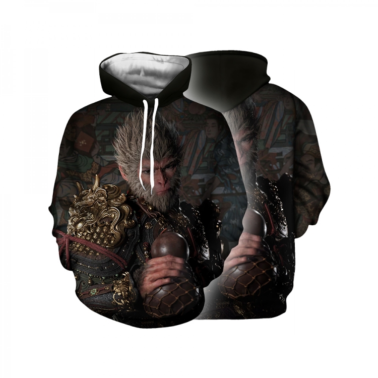 Black Myth: Wukong Hooded jacket hip-hop zipperless sweatshirt XS-5XL  price for 2 pcs