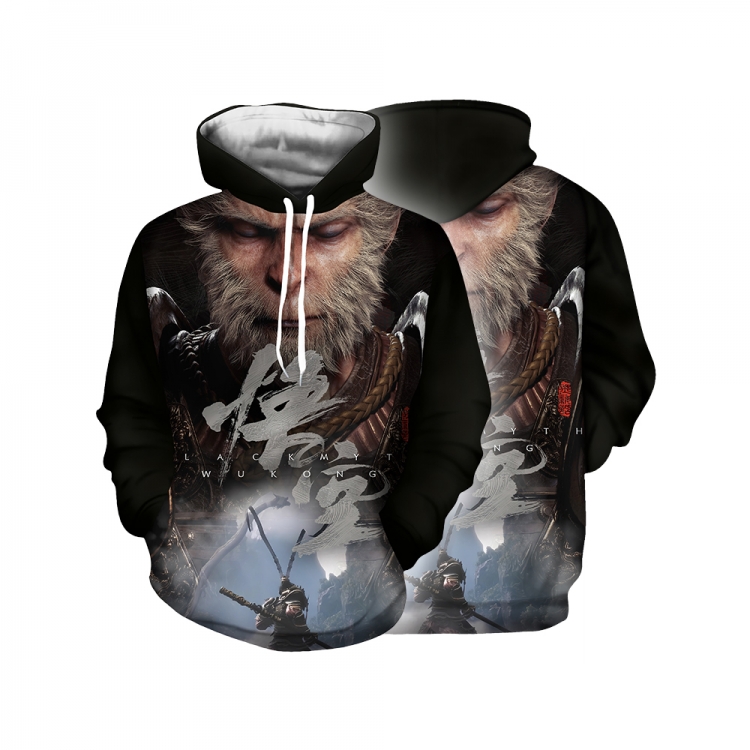 Black Myth: Wukong Hooded jacket hip-hop zipperless sweatshirt XS-5XL  price for 2 pcs