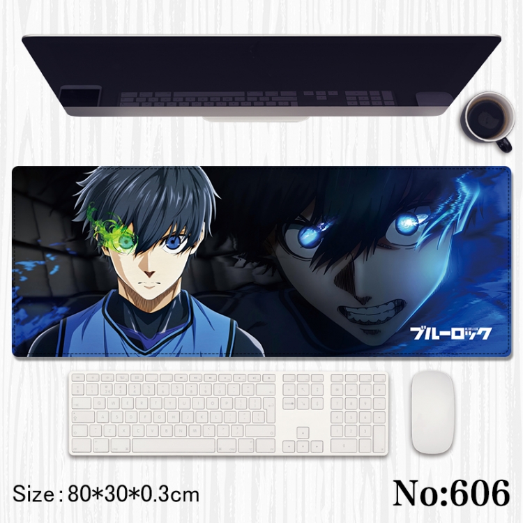 BLUE LOCKAnime peripheral computer mouse pad office desk pad multifunctional pad 80X30X0.3cm