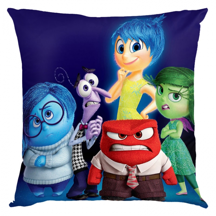 Inside Out 2 Anime square full-color pillow cushion 45X45CM NO FILLING 