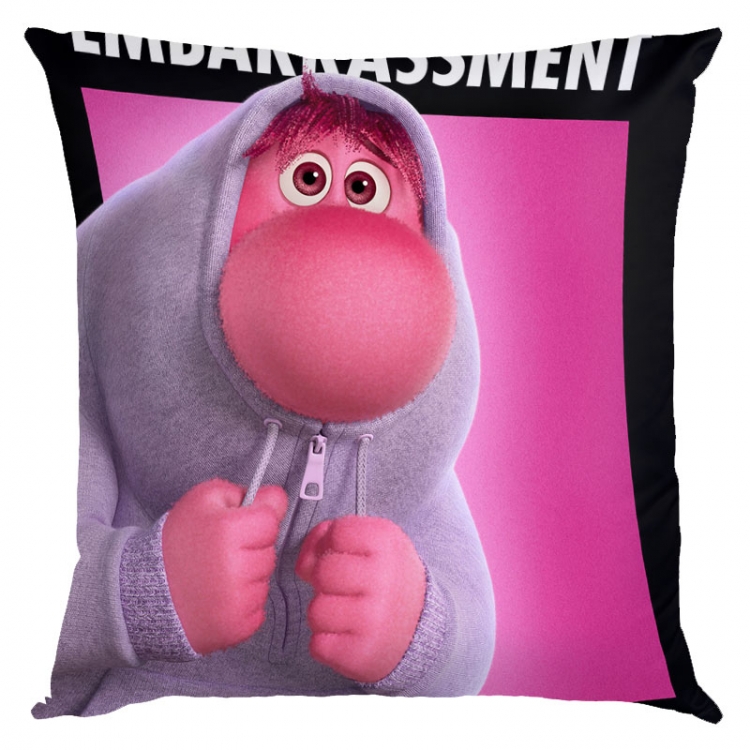 Inside Out 2 Anime square full-color pillow cushion 45X45CM NO FILLING 