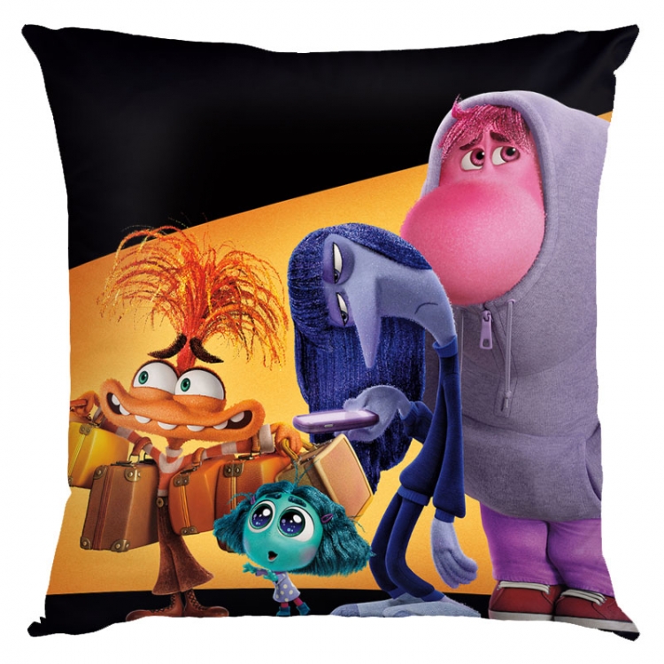 Inside Out 2 Anime square full-color pillow cushion 45X45CM NO FILLING 