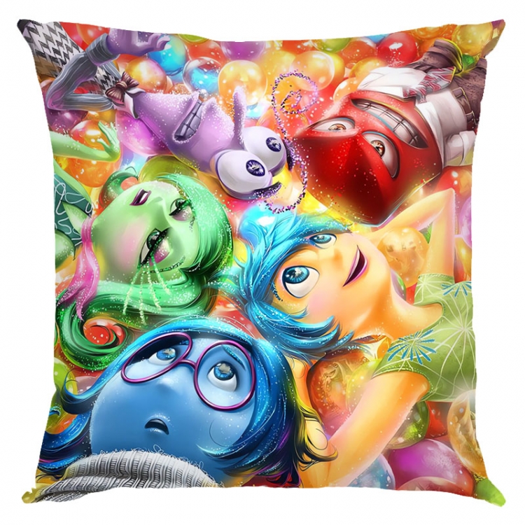 Inside Out 2 Anime square full-color pillow cushion 45X45CM NO FILLING 