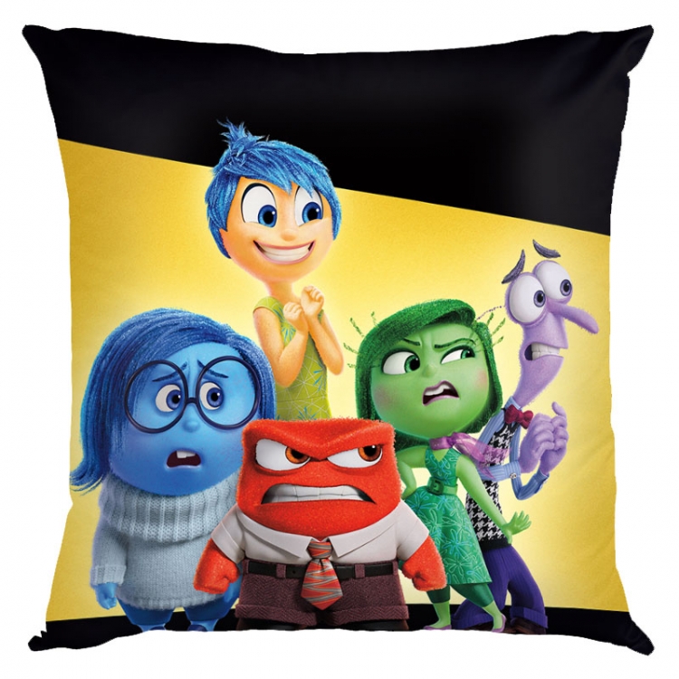 Inside Out 2 Anime square full-color pillow cushion 45X45CM NO FILLING 