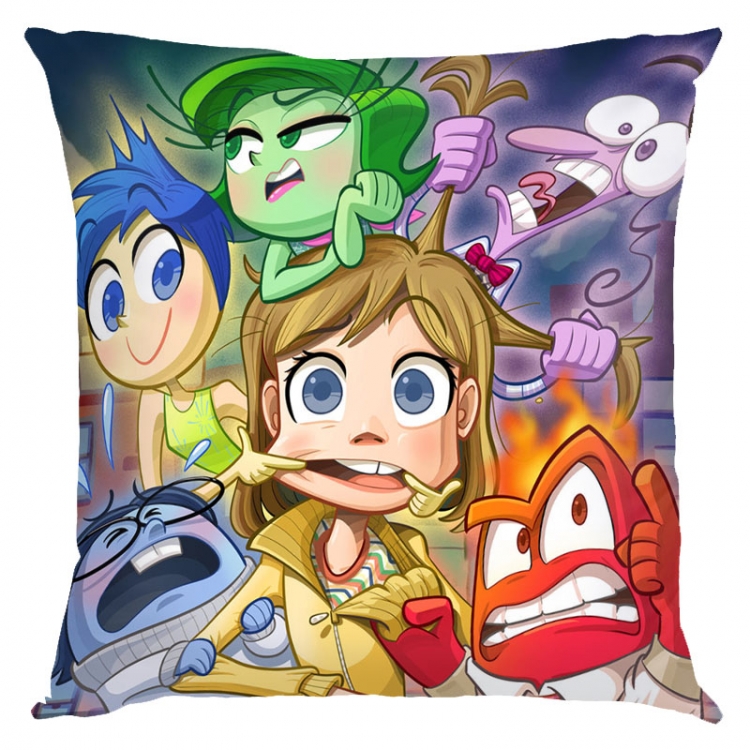 Inside Out 2 Anime square full-color pillow cushion 45X45CM NO FILLING 