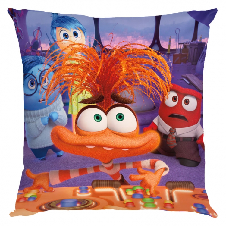 Inside Out 2 Anime square full-color pillow cushion 45X45CM NO FILLING 