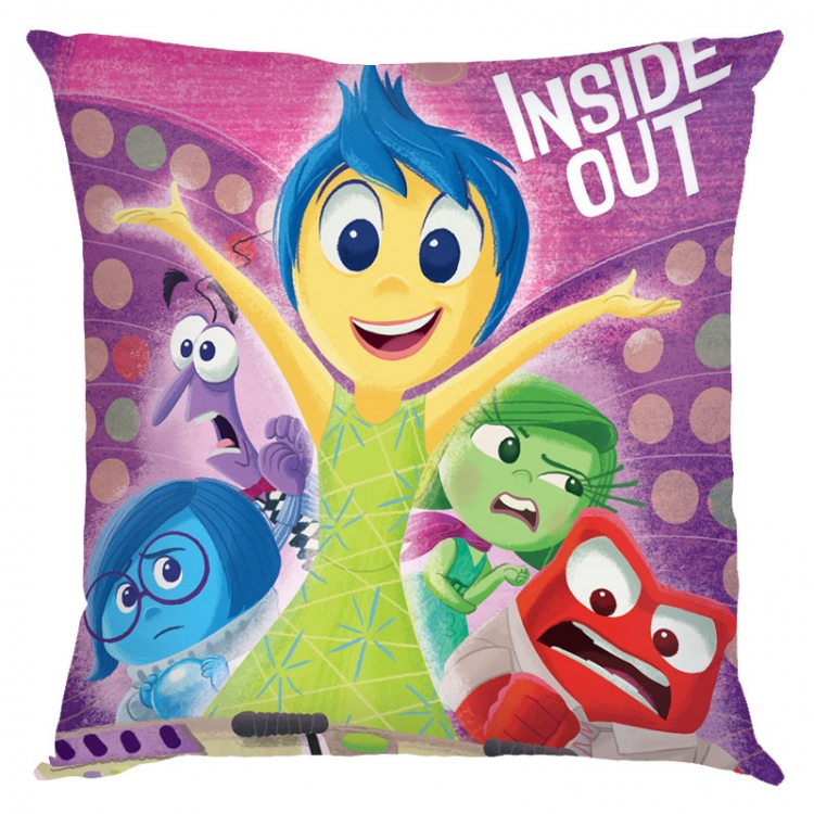 Inside Out 2 Anime square full-color pillow cushion 45X45CM NO FILLING