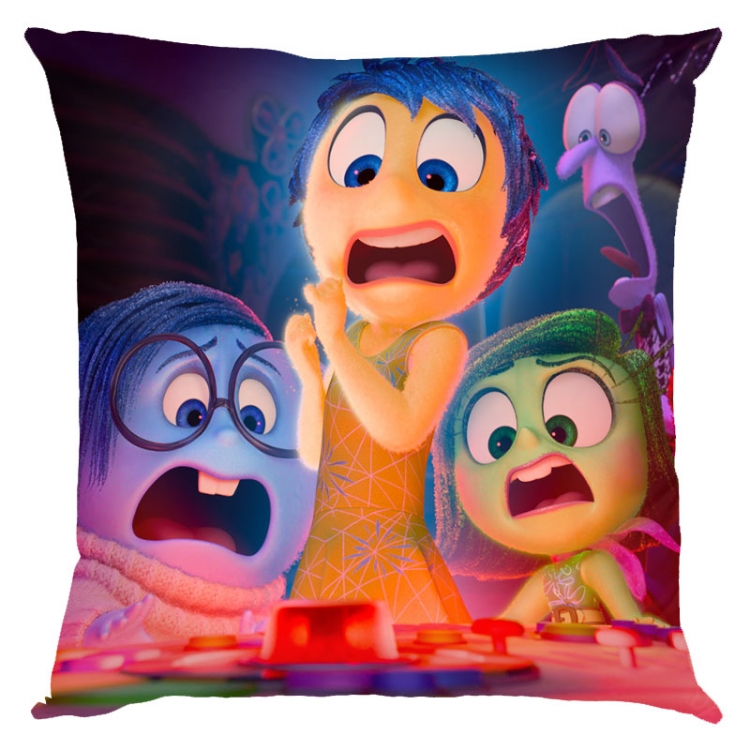 Inside Out 2 Anime square full-color pillow cushion 45X45CM NO FILLING 