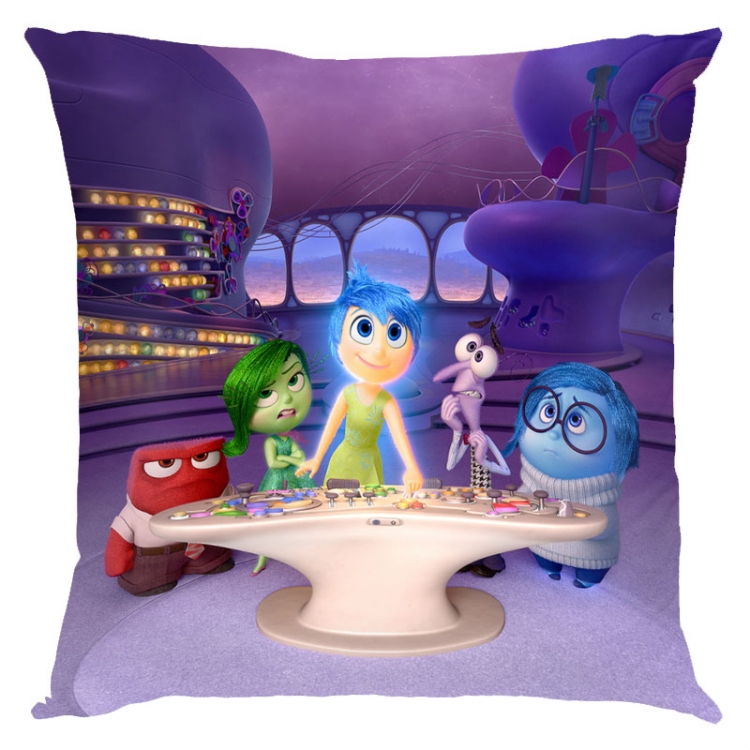 Inside Out 2 Anime square full-color pillow cushion 45X45CM NO FILLING 