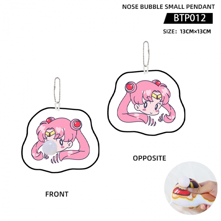 sailormoon Anime Nose Bubble Small Pendant 13X13cm BTP012