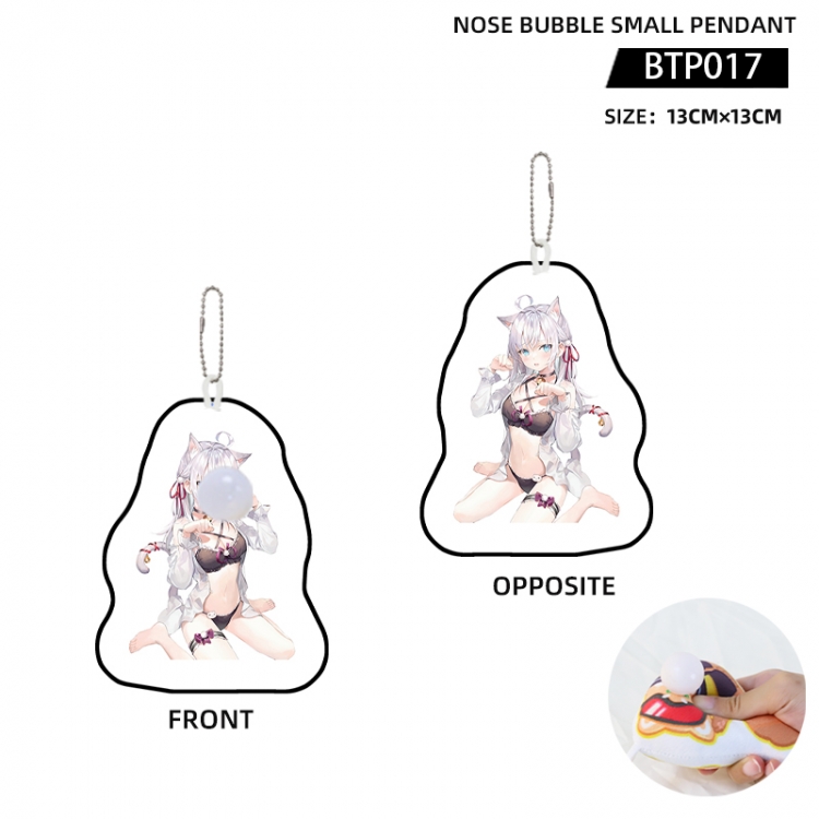 Alya Sometimes Hides Her Feelings in Russian Anime Nose Bubble Small Pendant 13X13cm BTP017