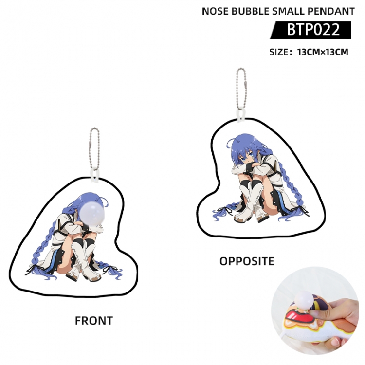 Jobless Reincarnat Anime Nose Bubble Small Pendant 13X13cm BTP022