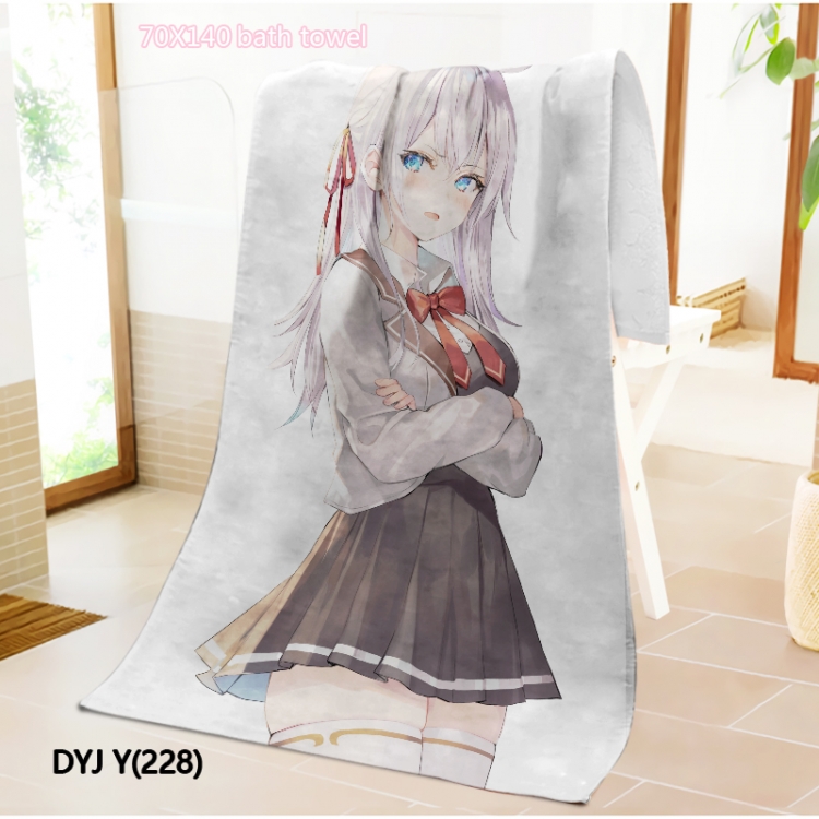 Alya Sometimes Hides Her Feelings in Russian Anime surrounding towel large bath towel 70X140cm DYJ228