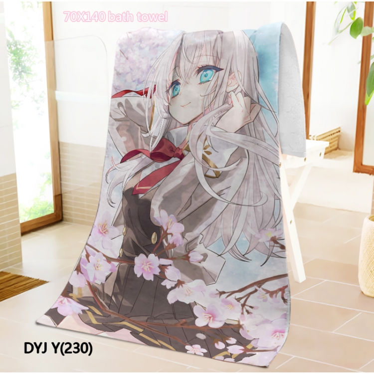 Alya Sometimes Hides Her Feelings in Russian Anime surrounding towel large bath towel 70X140cm DYJ230