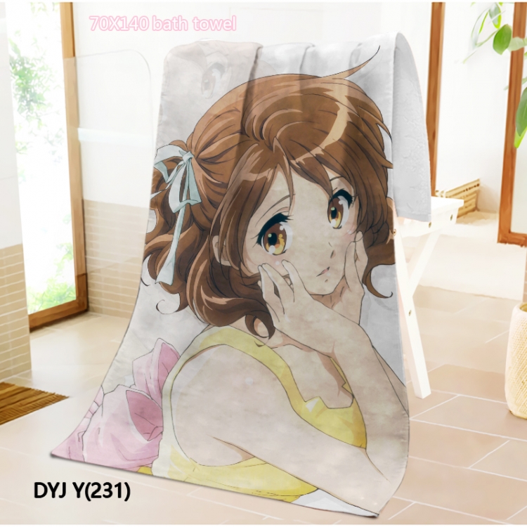 Sound! Euphonium Anime surrounding towel large bath towel 70X140cm DYJ231