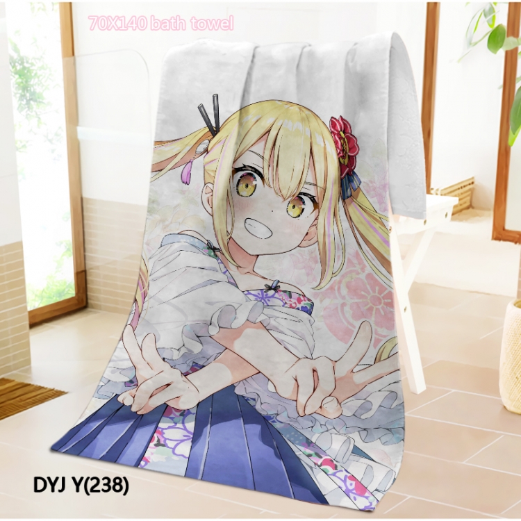 Henjin no Salad Bowl Anime surrounding towel large bath towel 70X140cm DYJ238