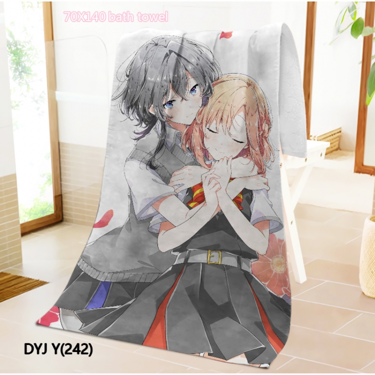 Sasayaku You ni Koi o Utau Anime surrounding towel large bath towel 70X140cm DYJ242V