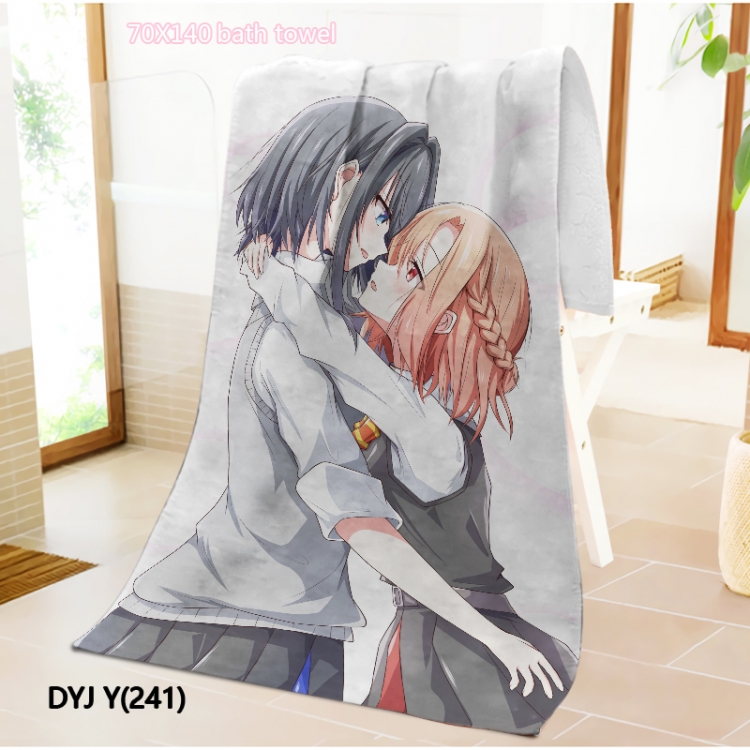 Sasayaku You ni Koi o Utau Anime surrounding towel large bath towel 70X140cm DYJ241