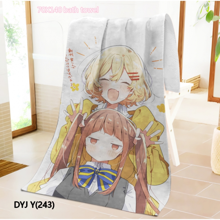 Sasayaku You ni Koi o Utau Anime surrounding towel large bath towel 70X140cm DYJ243