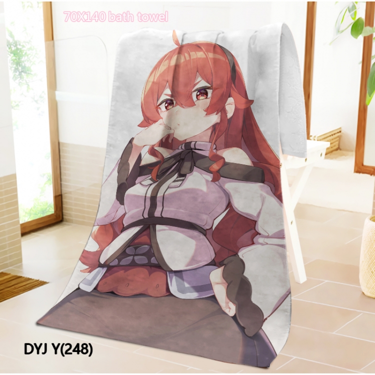 Jobless Reincarnat  Anime surrounding towel large bath towel 70X140cm DYJ248