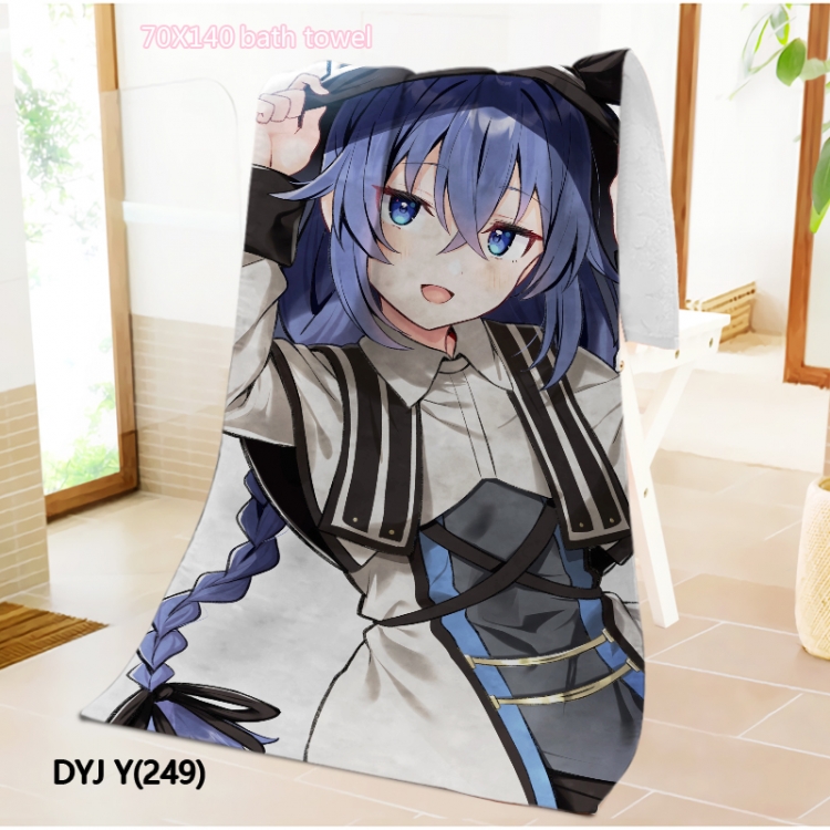 Jobless Reincarnat  Anime surrounding towel large bath towel 70X140cm DYJ249