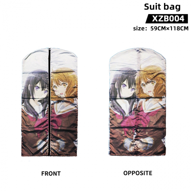 Sound! Euphonium Anime peach skin velvet waterproof suit bag 59X118CM XZB004