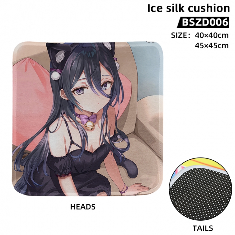 Alya Sometimes Hides Her Feelings in Russian Anime Ice Silk Cushion 40X40CM BSZD006