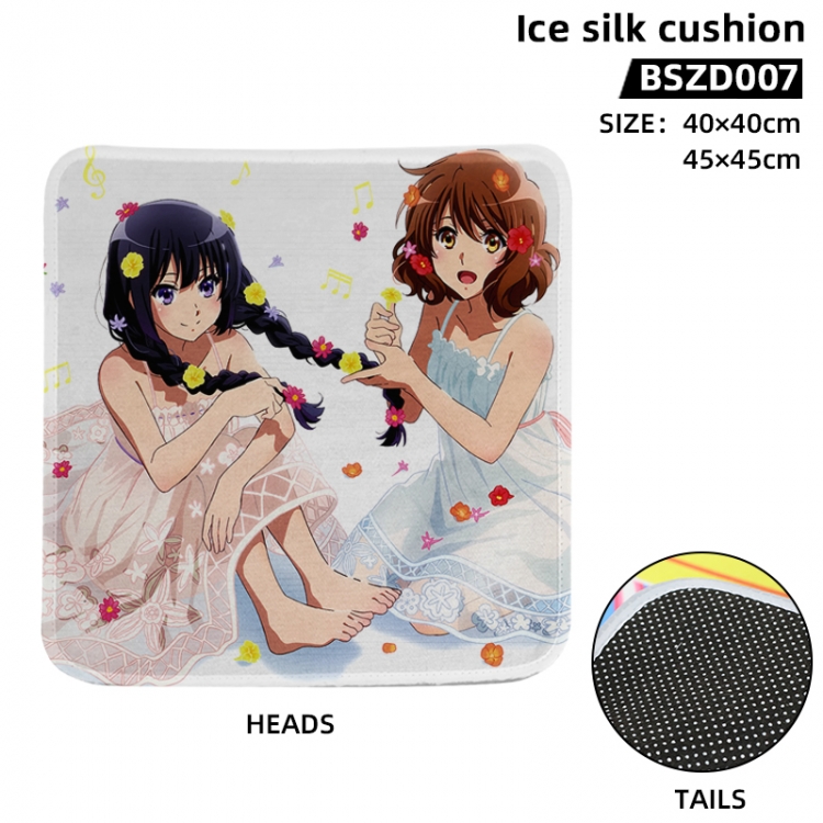 Sound! Euphonium Anime Ice Silk Cushion 40X40CM BSZD007