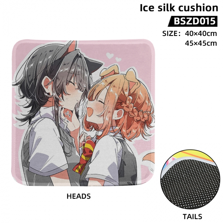 Sasayaku You ni Koi o Utau Anime Ice Silk Cushion 40X40CM BSZD015