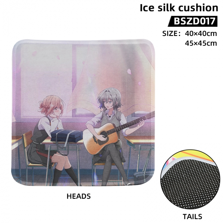 Sasayaku You ni Koi o Utau Anime Ice Silk Cushion 40X40CM BSZD017