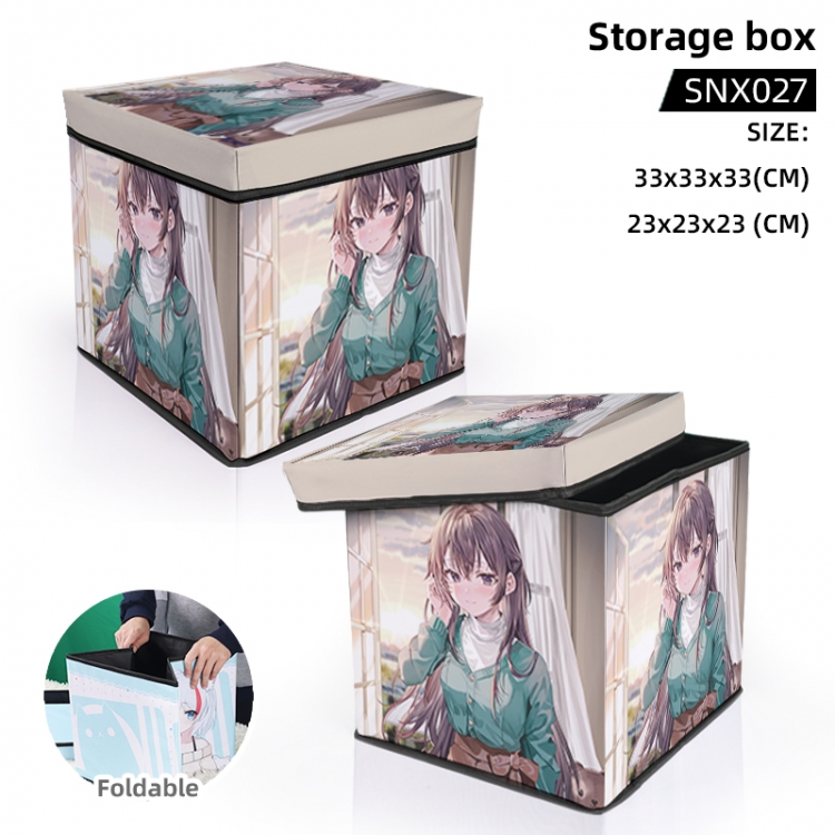 Alya Sometimes Hides Her Feelings in Russian Anime Vacuum Plate Storage Box 33X33X33CM SNX027