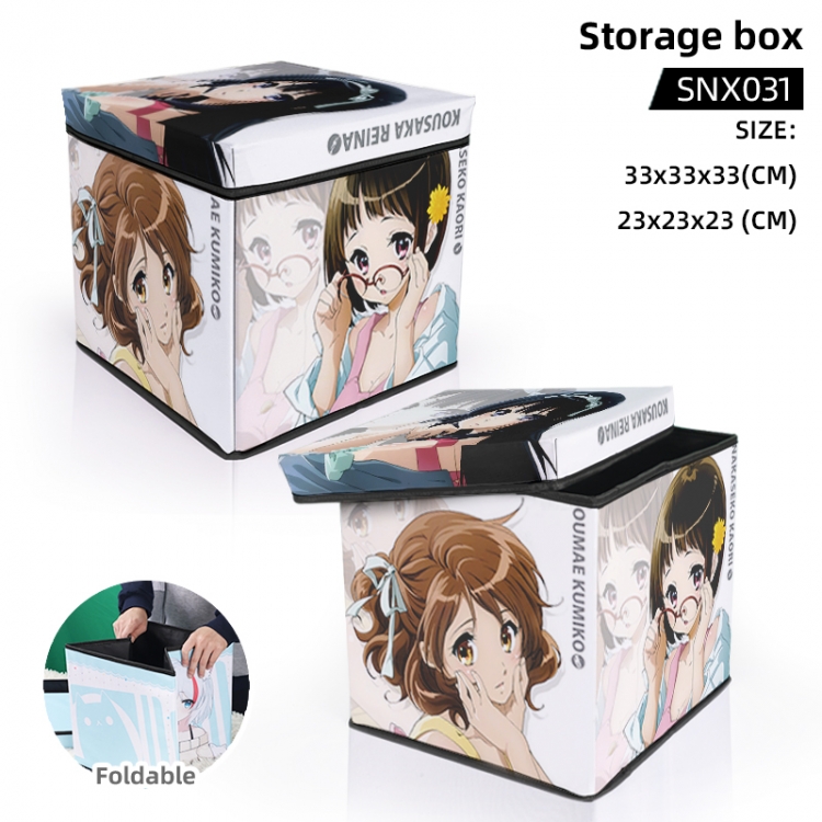 Sound! Euphonium Anime Vacuum Plate Storage Box 33X33X33CM SNX031