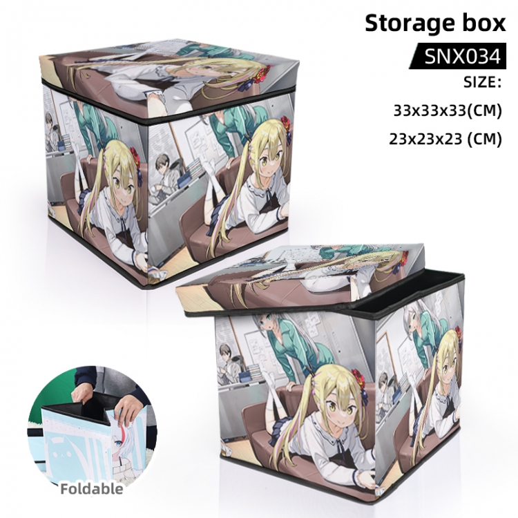 Henjin no Salad Bowl Anime Vacuum Plate Storage Box 33X33X33CM SNX034