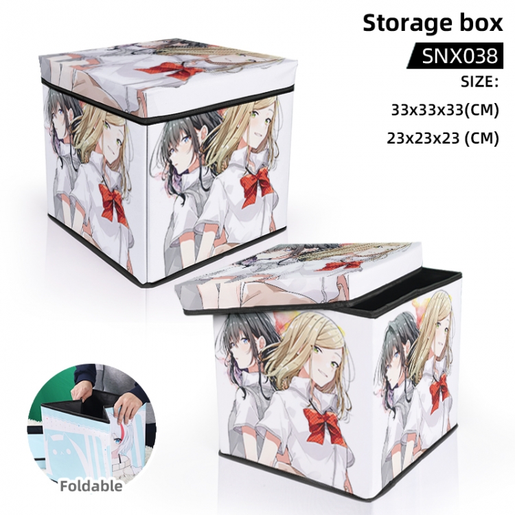 Sasayaku You ni Koi o Utau Anime Vacuum Plate Storage Box 33X33X33CM SNX038