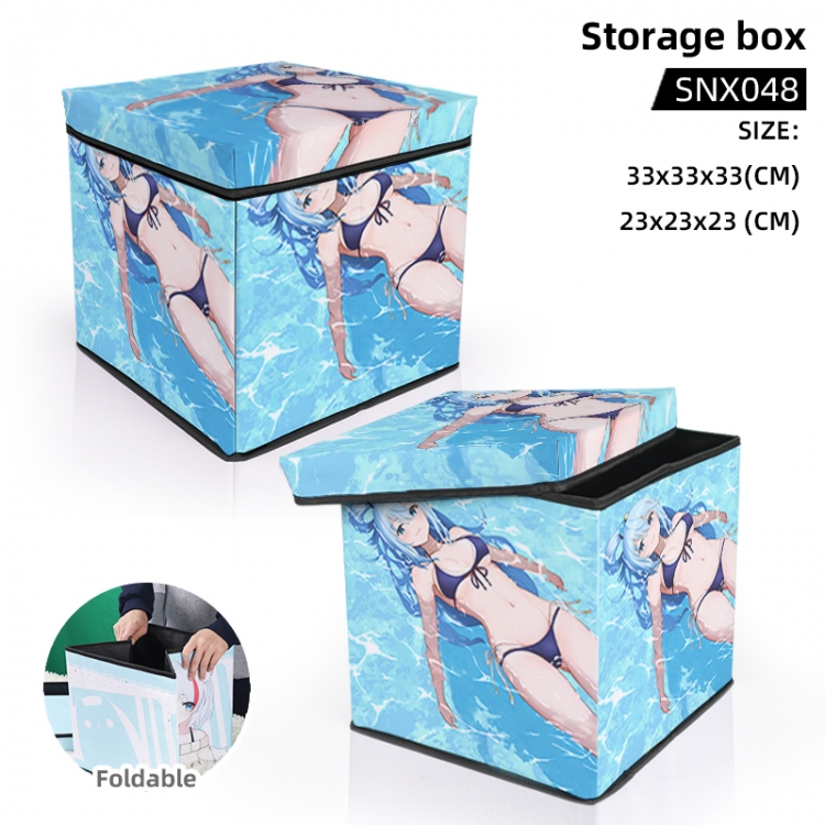 Blessings for a better world  Anime Vacuum Plate Storage Box 33X33X33CM SNX048