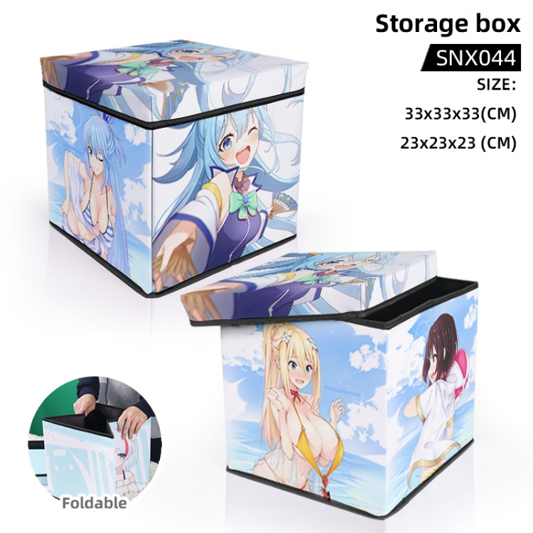 Blessings for a better world  Anime Vacuum Plate Storage Box 33X33X33CM SNX044