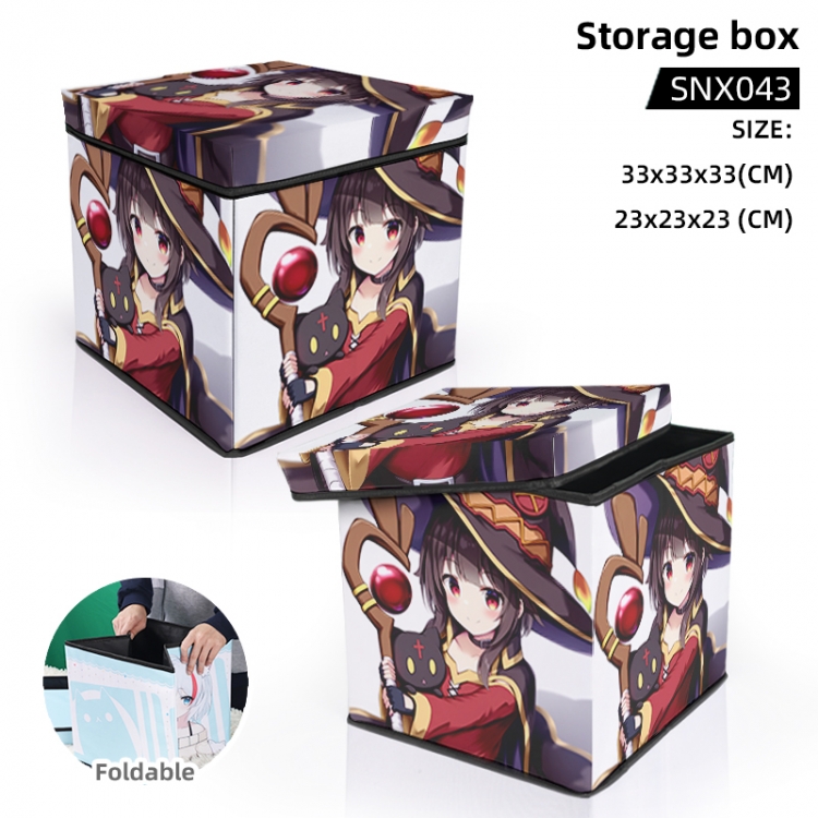 Blessings for a better world  Anime Vacuum Plate Storage Box 33X33X33CM SNX043