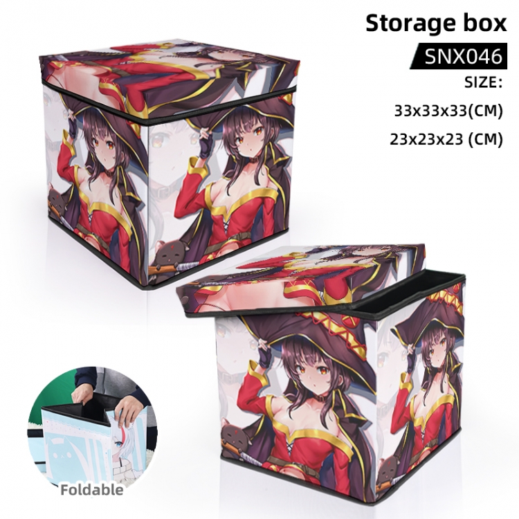 Blessings for a better world  Anime Vacuum Plate Storage Box 33X33X33CM SNX046