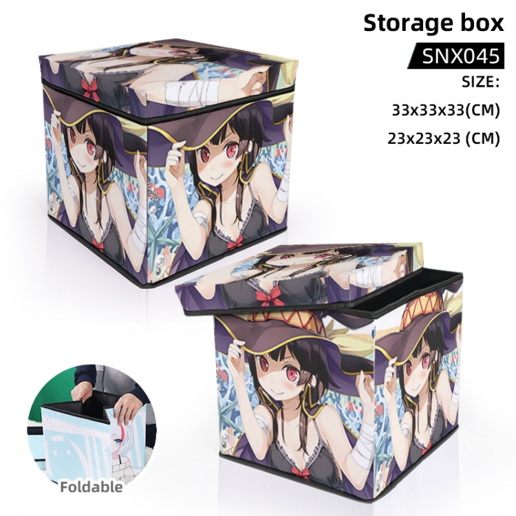 Blessings for a better world  Anime Vacuum Plate Storage Box 33X33X33CM SNX045