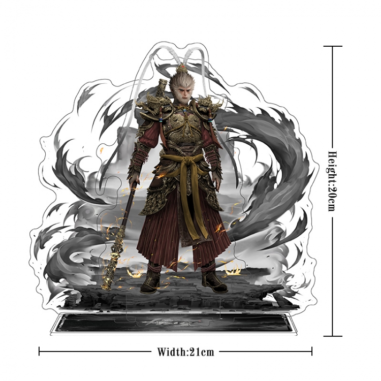 Black Myth Wukong Acrylic interlayer technology double-sided Standing Plates stand figure 21CM