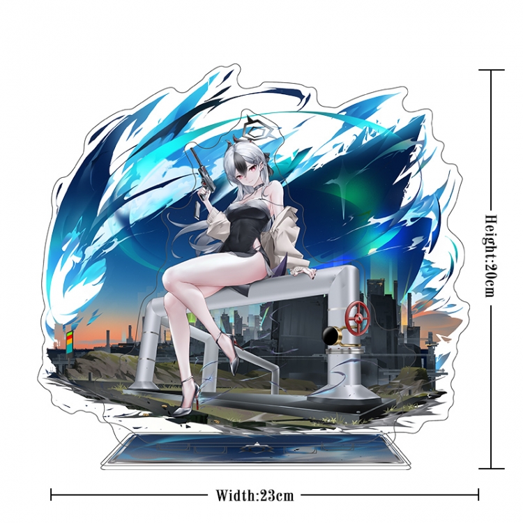 Azur Lane  Acrylic interlayer technology double-sided Standing Plates stand figure 21CM