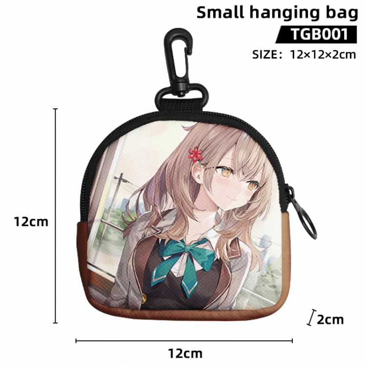 Alya Sometimes Hides Her Feelings in Russian Anime small hanging bag jacquard canvas 12x12x2cm